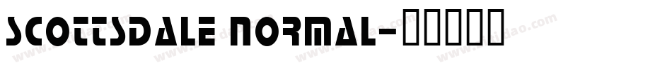 Scottsdale Normal字体转换